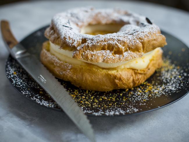 Dessert dish Paris Brest. Picture: Eugene Hyland