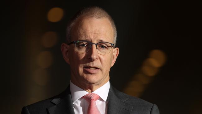 Minister Paul Fletcher during a press conference at Parliament House in Canberra. Picture: NCA NewsWire / Gary Ramage