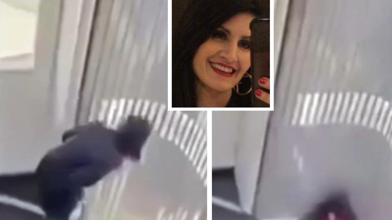 Chilling moment Qantas worker plunges 6m