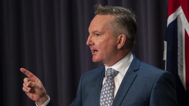 Energy Minister Chris Bowen hasn’t ruled out any particular measures to solve the crisis. Picture: NCA NewsWire / Martin Ollman