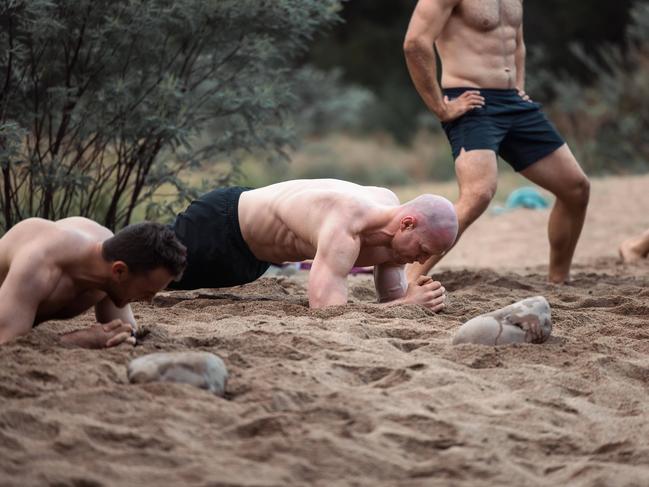 Training at Murrumbidgee River near Canberra.