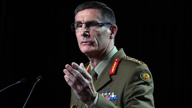 Chief of the Australian Defence Force General Angus Campbell. Picture: Getty Images