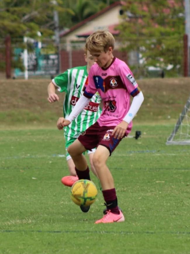 MA Olympic junior footballer Nate Tyack. Picture: Supplied by MA Olympic.