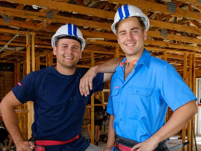 Maryborough brothers and former House Rules’ contestants Josh and Brandon Jarius.