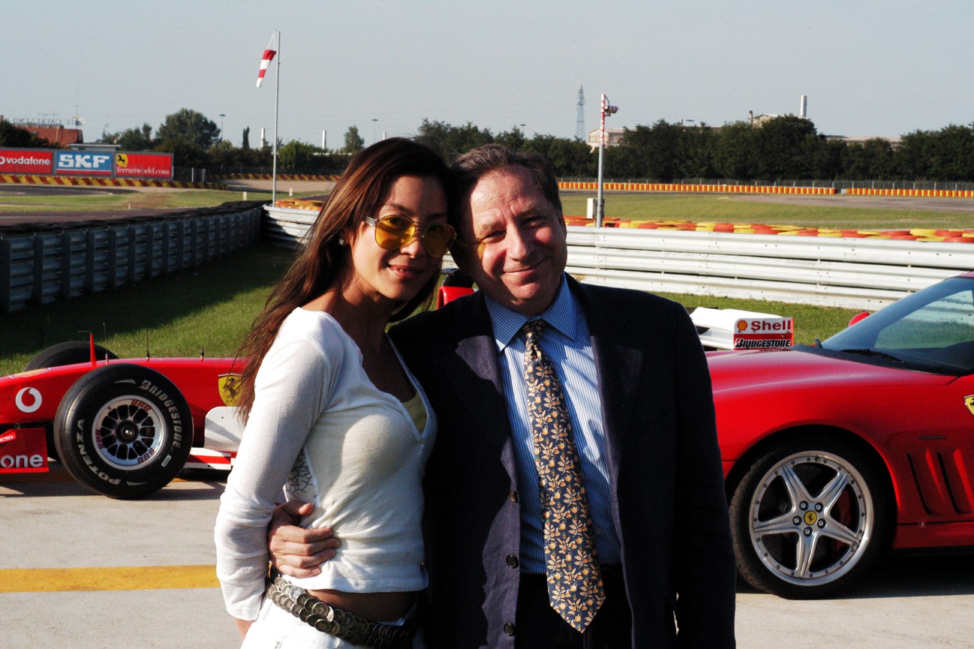 <p>Michelle Yeoh at the Italian Grand Prix, 2004.&nbsp;</p>