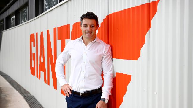 NRL premiership star Cooper Cronk has been appointed to a leadership development role with the GWS Giants. Picture: Toby Zerna