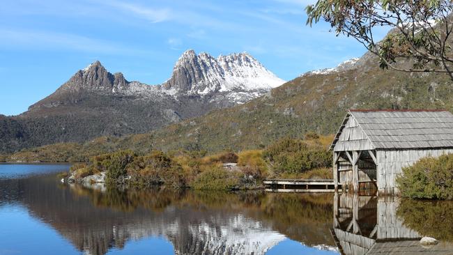 Dove Lake at Cradle Mountain. Picture: JOHN LANGER, BRISBANE