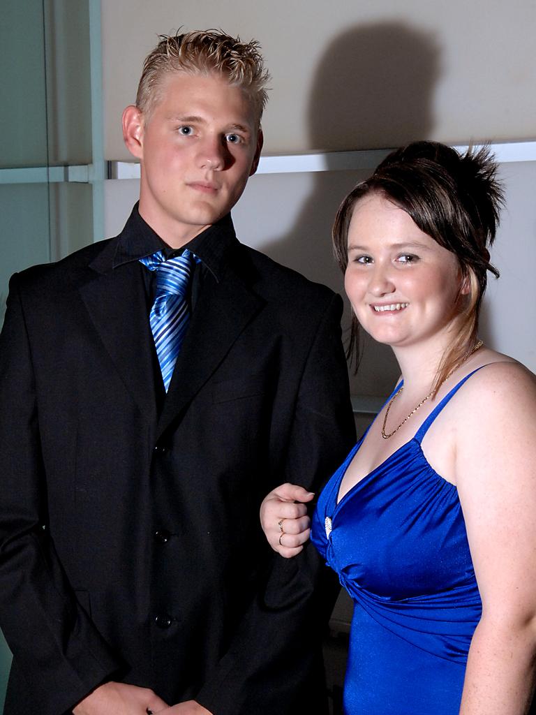 Damien Smith and Matilda Lovett at the 2009 Palmerston High School formal at SkyCity. Picture: NT NEWS