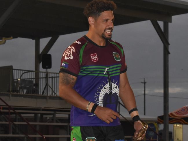 GH United's Dane Gagai at the Mackay Indigenous Rugby League Carnival. Picture: Mitch Bourke.