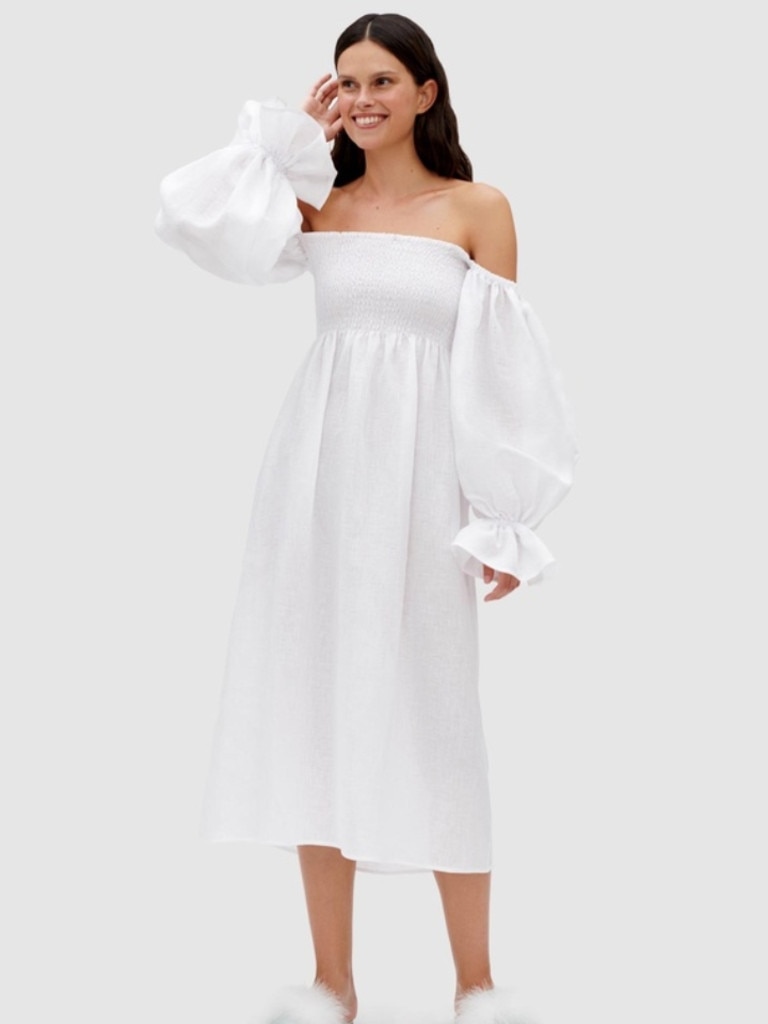 Sleeper Atlanta Linen Dress. Picture: THE ICONIC.