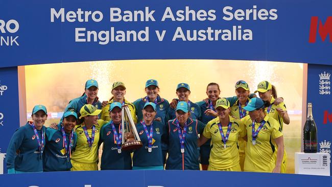 Australia retained the Ashes in 2023 but England dominated the white ball portion of the series. Picture: Steve Bardens/Getty Images