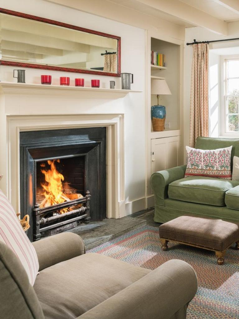 Inside Pawton Mill Farmhouse.