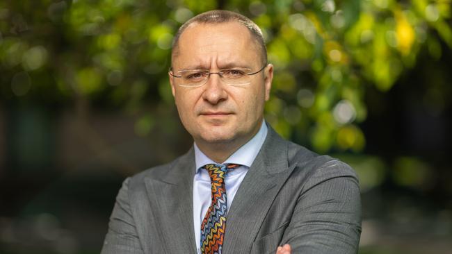 Ukrainian Ambassador to Australia Vasyl Myroshnychenko. Picture: NCA NewsWire / Gary Ramage