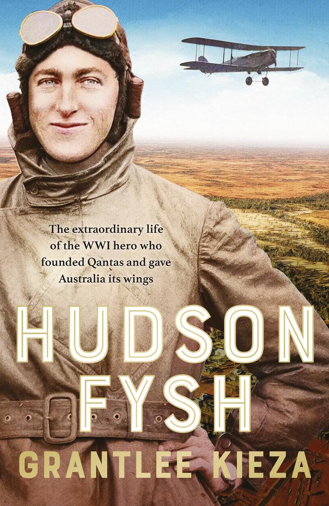 An extraordinary Australian story: the cover of Hudson Fysh, by Grantlee Kieza.