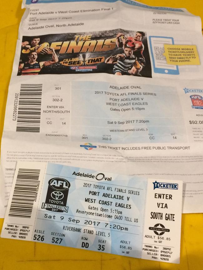 Anne Aylmore’s tickets, bought through viagogo, weren’t accepted either.