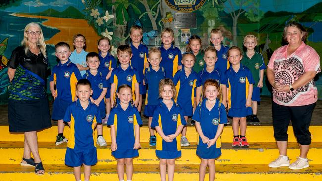 Marian State School Prep C Back row: Jameson, Pippa Beikoff, Rhett Boswell, Sophia Boswell, Isabelle Brand, Lincoln Broxham, Cooper Middle row: Manny Cremor, Vance, Harrison Cussen, Alex Doyle, Laycee Graham,Tyler Graham, Emily Just Front row: Arlen Manz, Phoebe Murray, Ella, Eadie Walton Teacher Mrs Vicki Seierup, Teacher Aide Mrs Rebecca Burgess Picture: Michaela Harlow.