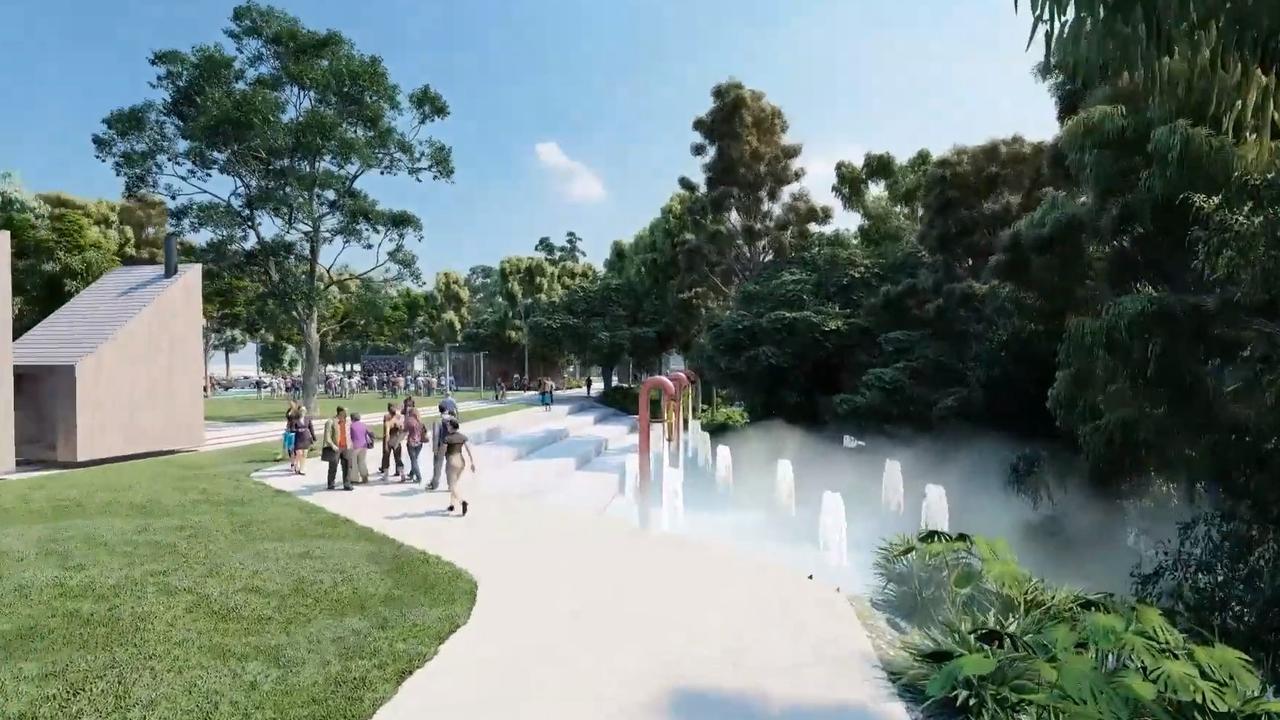 FLYOVER: New concept video has been released for the $65m Railway Parklands project in the Toowoomba CBD.