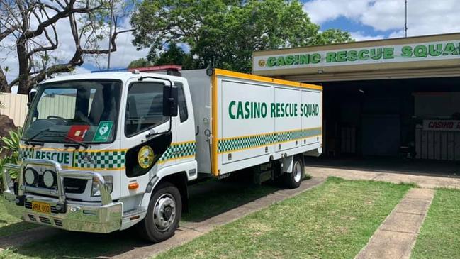 SOCIAL MEDIA IMAGE DISCUSS USE WITH YOUR EDITOR - Casino Rescue Squad's NSW Volunteer Rescue Association has been given a new truck after the community rallied to fundraise for the vehicle.