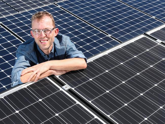 Finn Peacock, managing director of SolarQuotes, Adelaide. March 2019. Picture supplied by SolarQuotes. Photographer Kelly Barnes