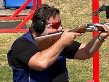 Russell Crowe spotted shooting clay in Melbourne's west.