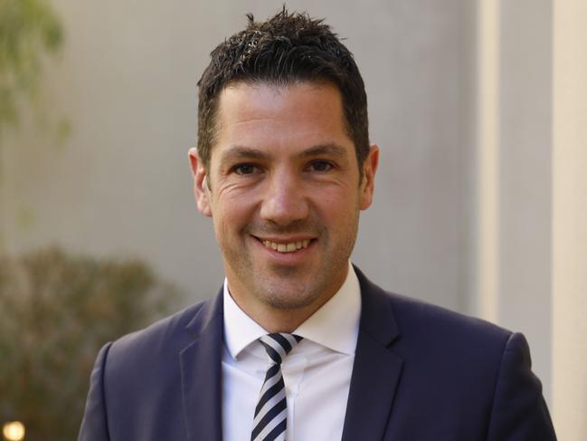 Newly elected Liberal Senator from South Australia Alex Antic poses for a photo at Parliament House in Canberra, Thursday, June 27, 2019. (AAP Image/Sean Davey) NO ARCHIVING