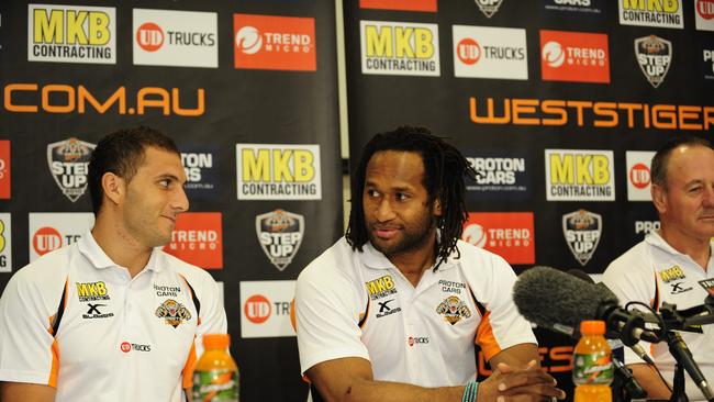 Robbie Farah, Lote Tuqiri and Tim Sheens.