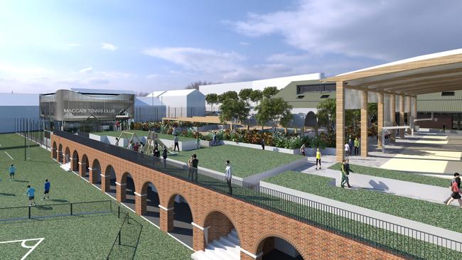 A new artist impression of the Hakoah Club at White City.