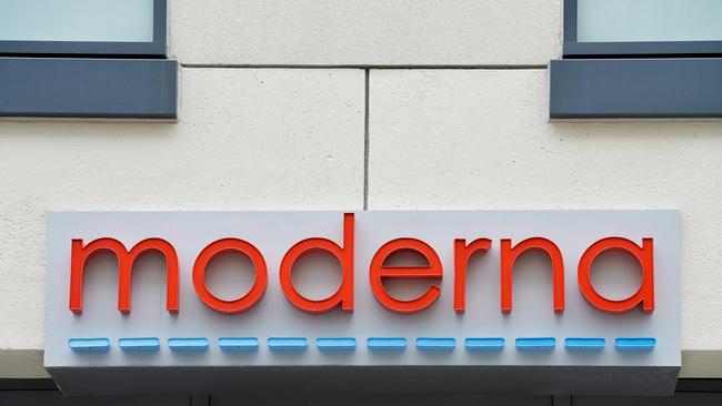 The Moderna headquarters in Cambridge, Massachusetts. Picture: AFP