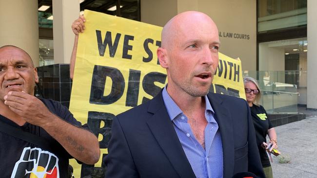 WA activist protester Jesse Noakes. Picture: Paul Garvey