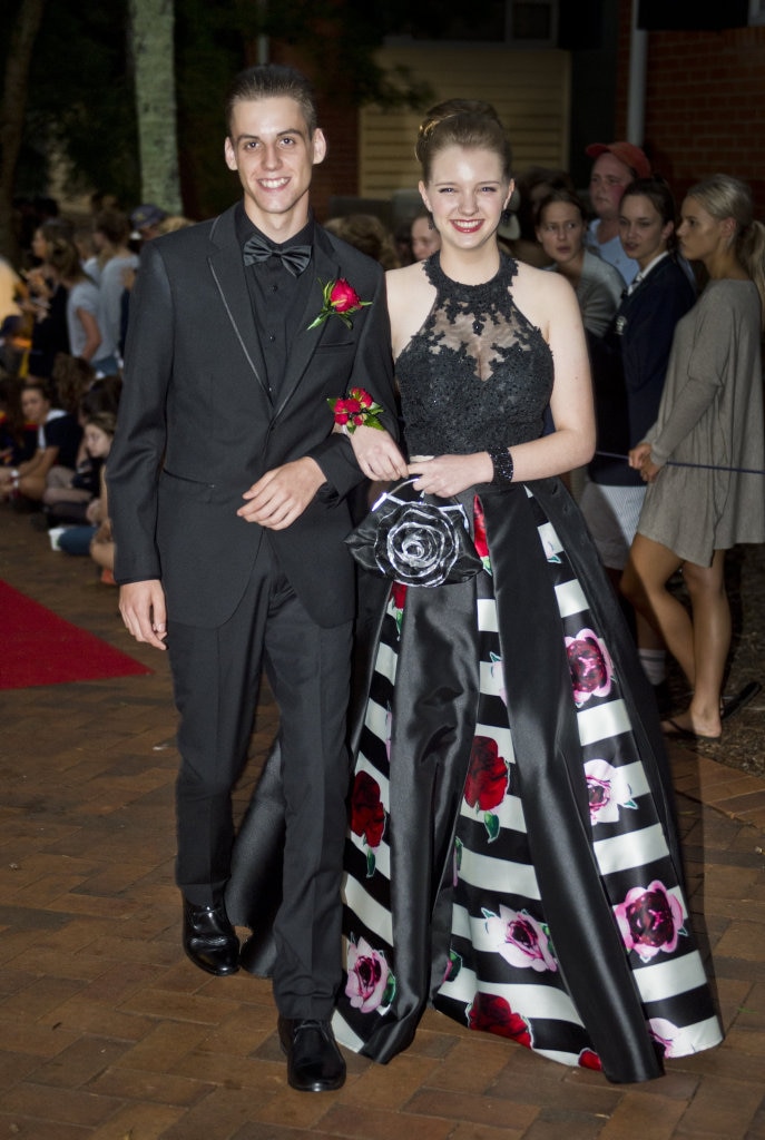 ( From left ) Aidan Hukkinen and Emily Munro. Picture: Nev Madsen