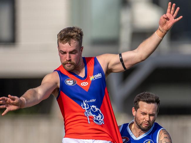 Dayne Kellett in action for Mernda. Picture: Field of View Photography