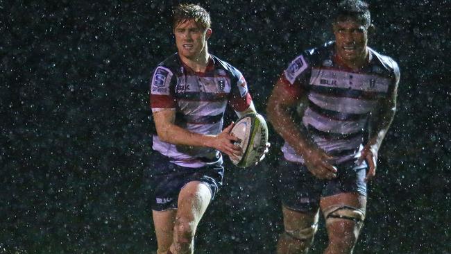 Rain or shine, Nic Stirzaker is always in the action. Picture: Getty Images