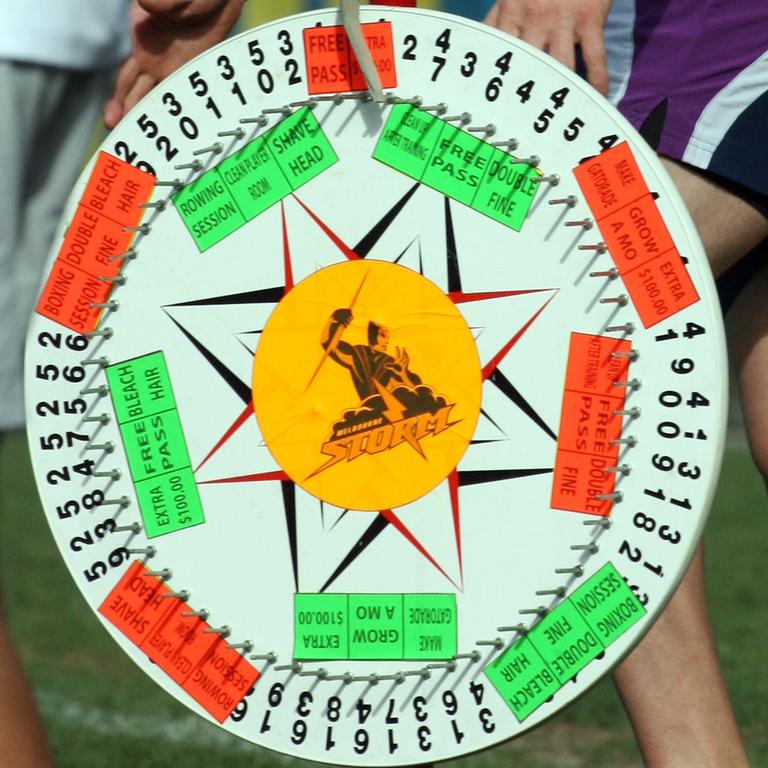 The Storm’s infamous punishment wheel.