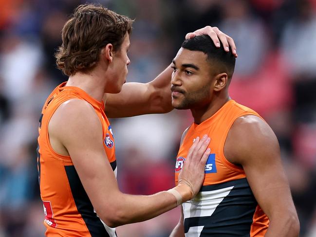 Brown believes the Giants can take plenty of confidence into the Sydney Derby. Picture: Brendon Thorne/AFL Photos/via Getty Images