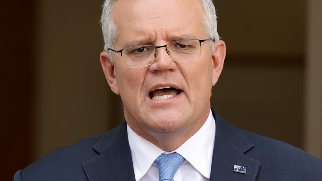 Former PM Scott Morrison. Picture: Toby Zerna