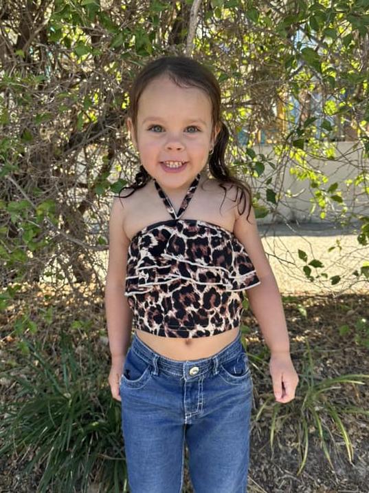 Kalielah, 4 years - nominated for Ipswich's cutest toddler.
