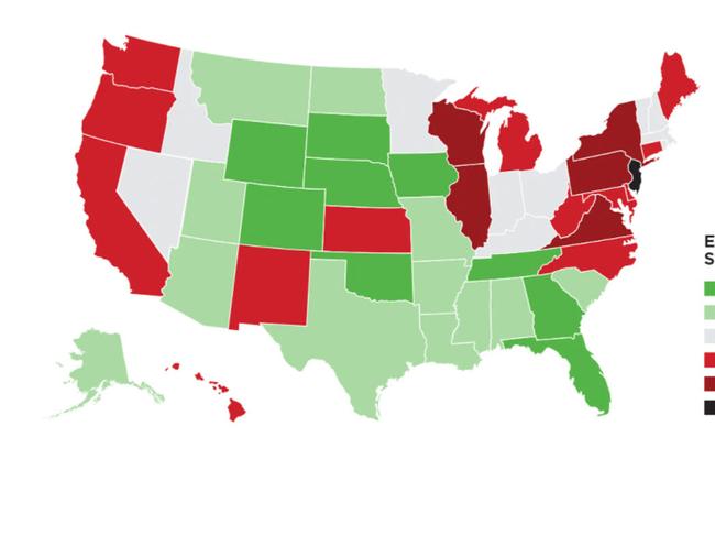 Middle America and the South was found to have handled Covid far more effectively.