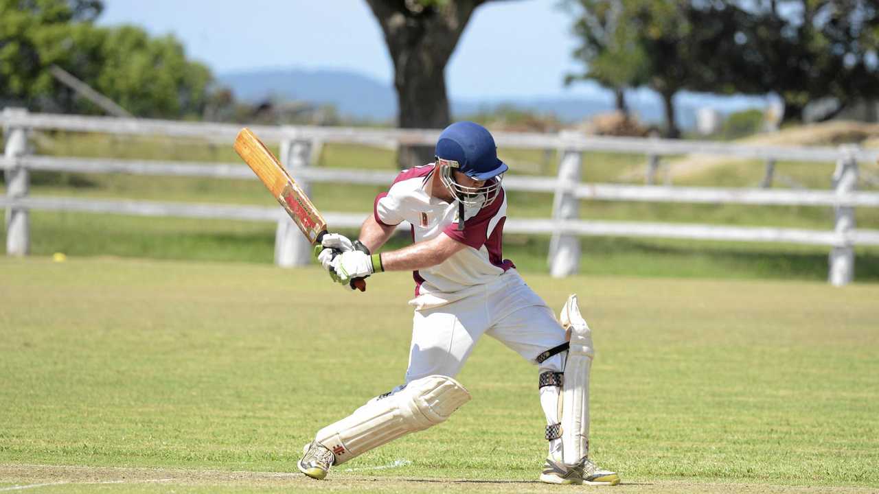 Brothers batsman Mick Summers during the CRCA match at Small Park Ulmarra, Saturday 4th February, 2017. Picture: Debrah Nova