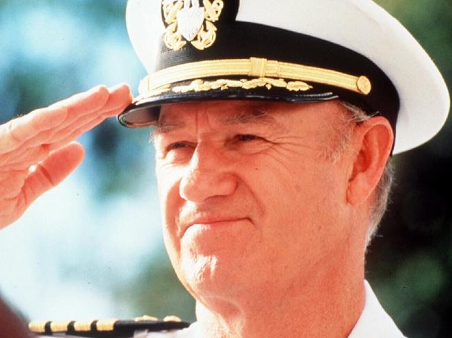 Actor Gene Hackman in 1995 film "Crimson Tide".             Entertainment / Alone           Films