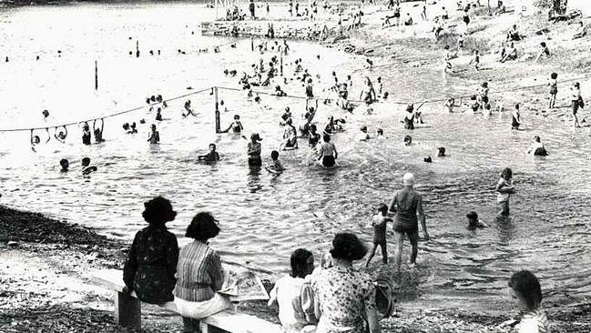 pag Lake Parramatta was once Sydney's premier freshwater swimming holes Picture: SUPPLIED