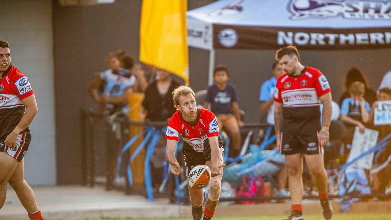 Declan MacGillivray as the Litchfield Bears take on Northern Sharks in the 2023 NRL NT grand final. Picture: Pema Tamang Pakhrin