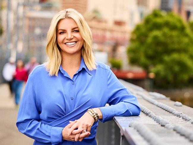 Maddern has been presenting Seven’s weekend news alongside Mike Amor for the past two years and her sporting newsdesk pivot has been widely mooted. Picture: Supplied/Channel 7