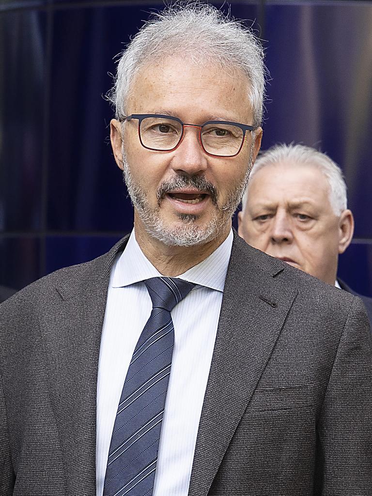 Maurice Blackburn principal Josh Bornstein outside the Federal Court of Australia. Picture: NCA NewsWire/Ian Currie