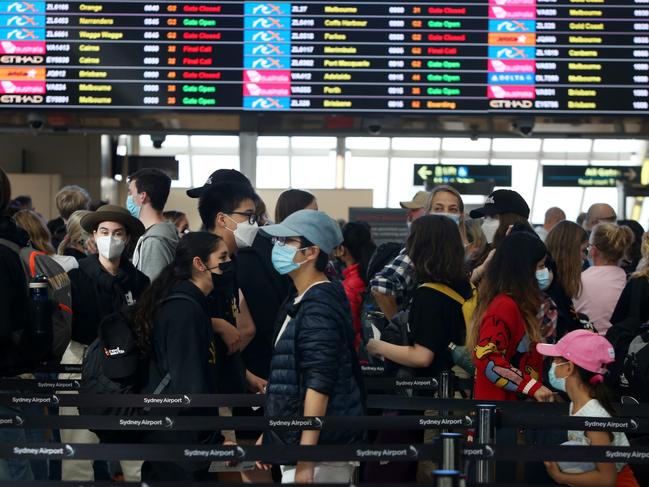 Domestic Travellers Experience Delays As Sydney Airport Faces Busiest Day In Two YearsSYDNEY, AUSTRALIA - APRIL 14: People queue on arrival at Sydney Domestic Airport ahead of the Easter long weekend on April 14, 2022 in Sydney, Australia. Thursday has been predicted to be the busiest day for domestic travel in two years, with 82,000 passengers set to pass through Sydney Airport today ahead of the Easter long weekend. Photo by Lisa Maree Williams/Getty ImagesEscape 22 Jan 2023kendall