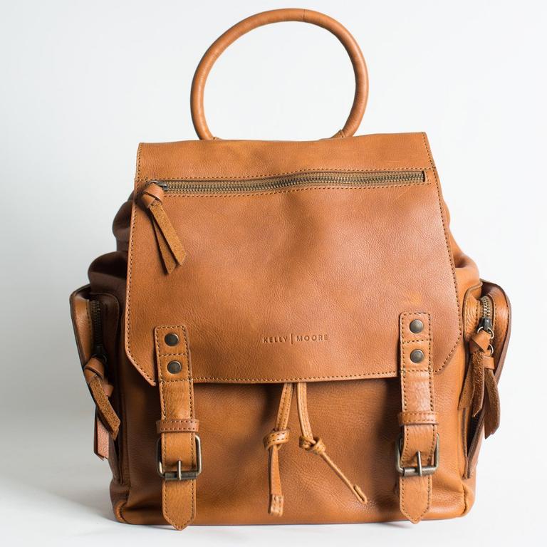 Kelly Moore's new Kelly camera backpack can be worn as a messenger or a backpack.