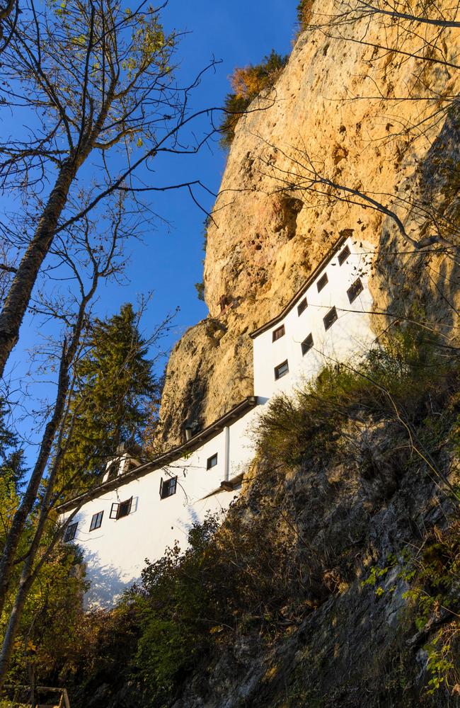 The hermit will have to enjoy living at altitude, with the cliffside home around 1400m above sea level. Picture: Alamy