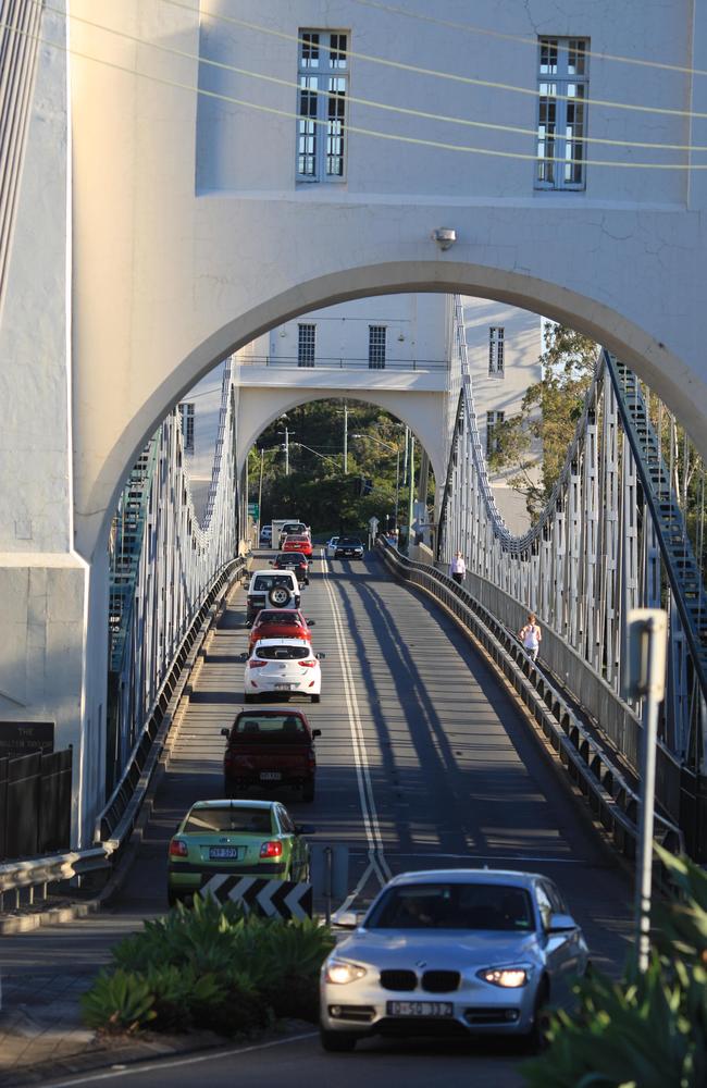 Peak hour traffic on the Walter Taylor Bridge, which rarely looks this quiet, is a nightmare. Picture: Adam Smith