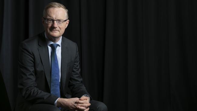 Governor of the Reserve Bank of Australia, Philip Lowe. Picture: Stephen Cooper