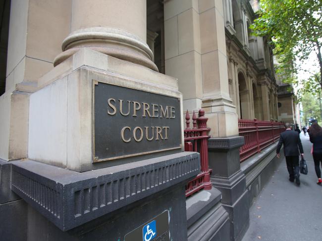 The Supreme Court of Victoria building. Picture: David Crosling