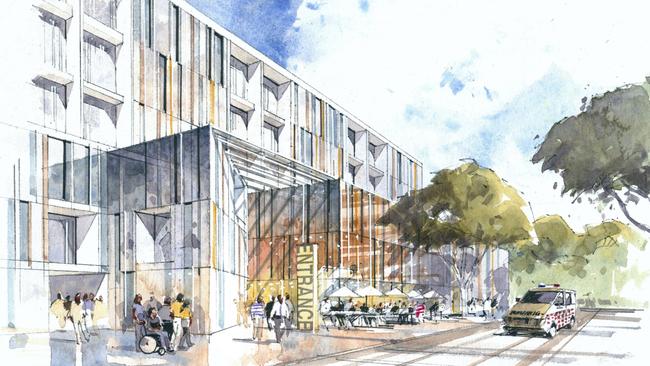 Plans for Rouse Hill Hospital were initially devoid of an emergency department.